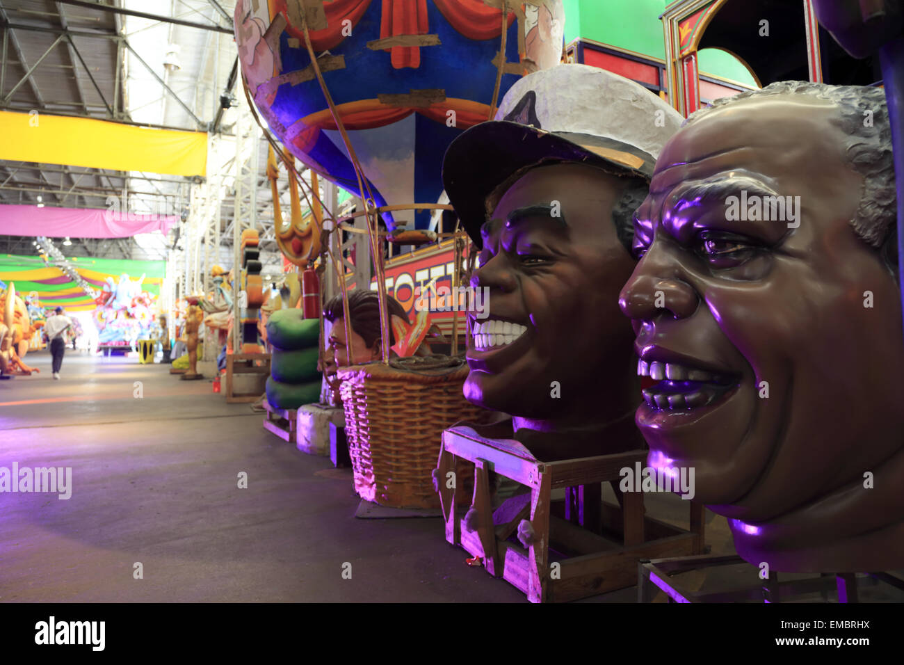 Various Figures For Decorating The Mardi Gras Parade Floats