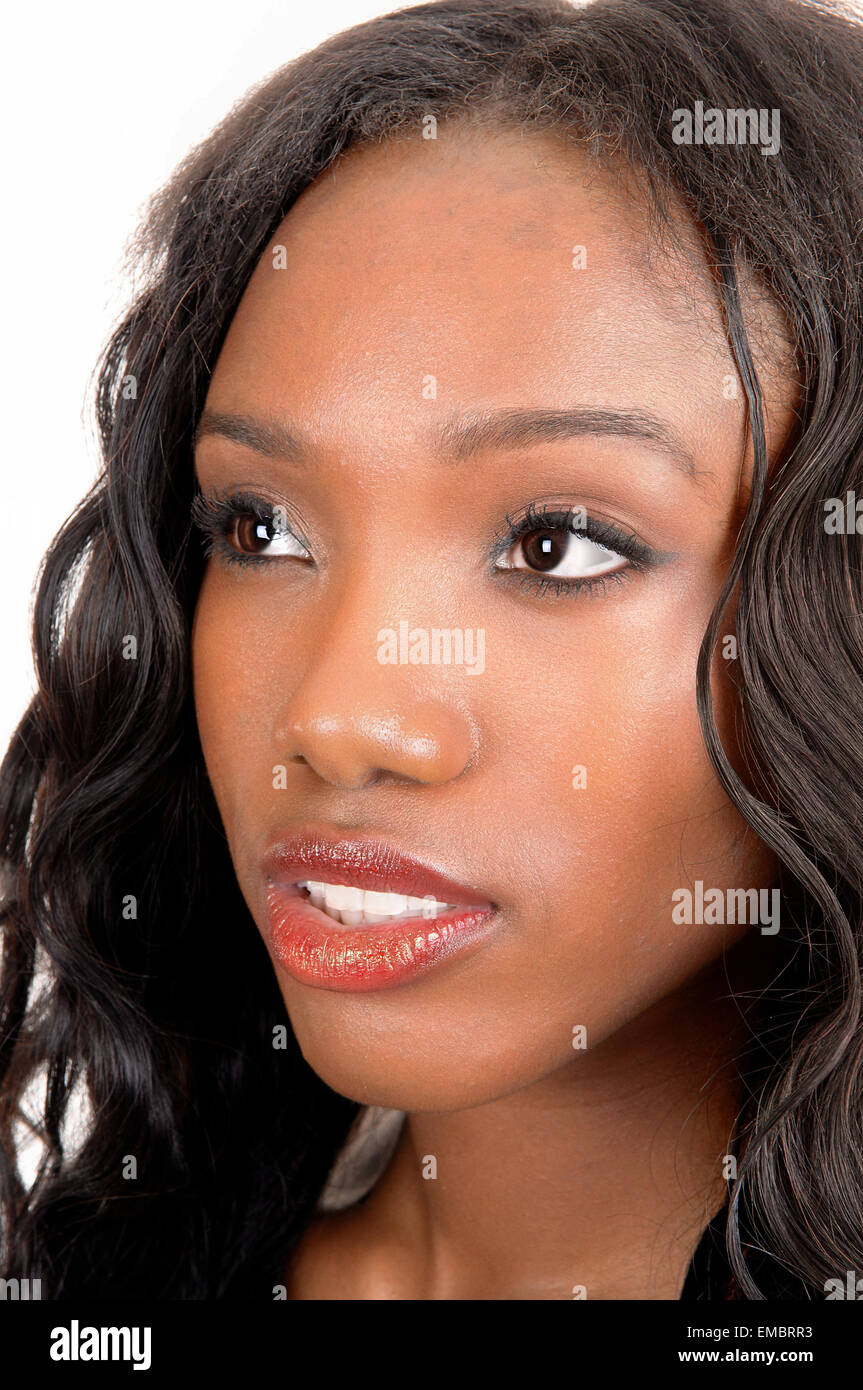 Lovely face african american woman hi-res stock photography and images ...