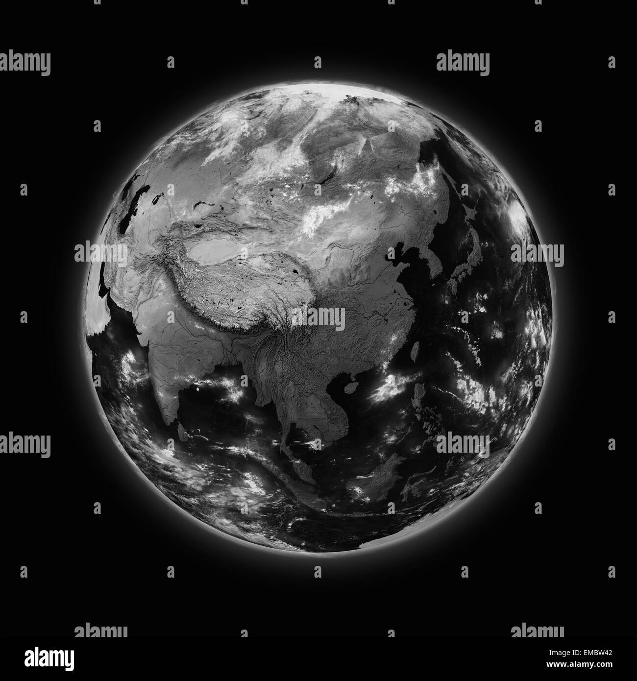 Southeast asia map Black and White Stock Photos & Images - Alamy