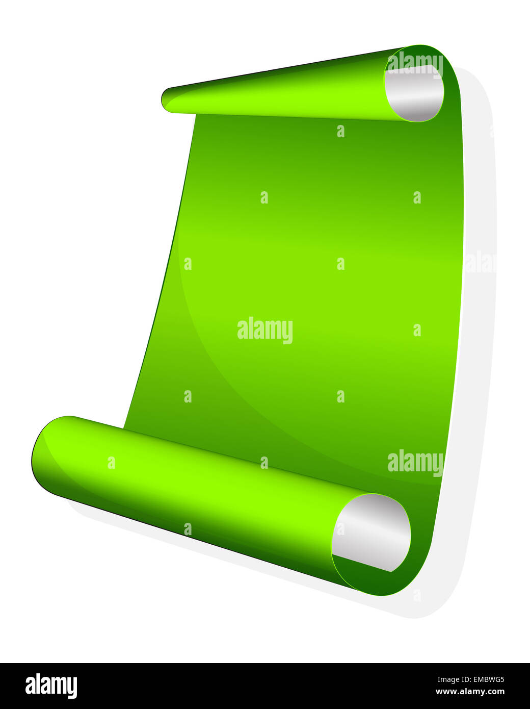 Sticker with curled up edge Stock Photo - Alamy