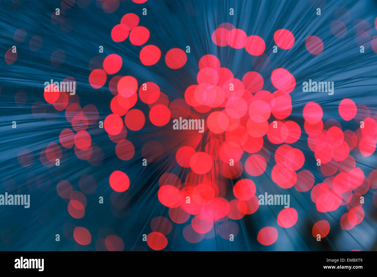 Illuminated background, abstract red lights Stock Photo