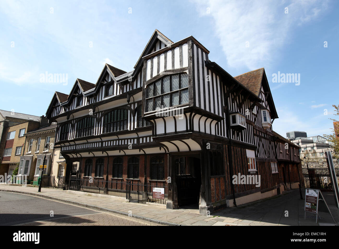 Southampton Tudor House Museum in Bugle Street Southampton Stock Photo