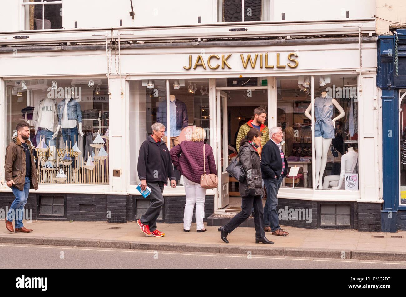 The Jack Wills clothing  shop store in Southwold , Suffolk , England , Britain , Uk Stock Photo