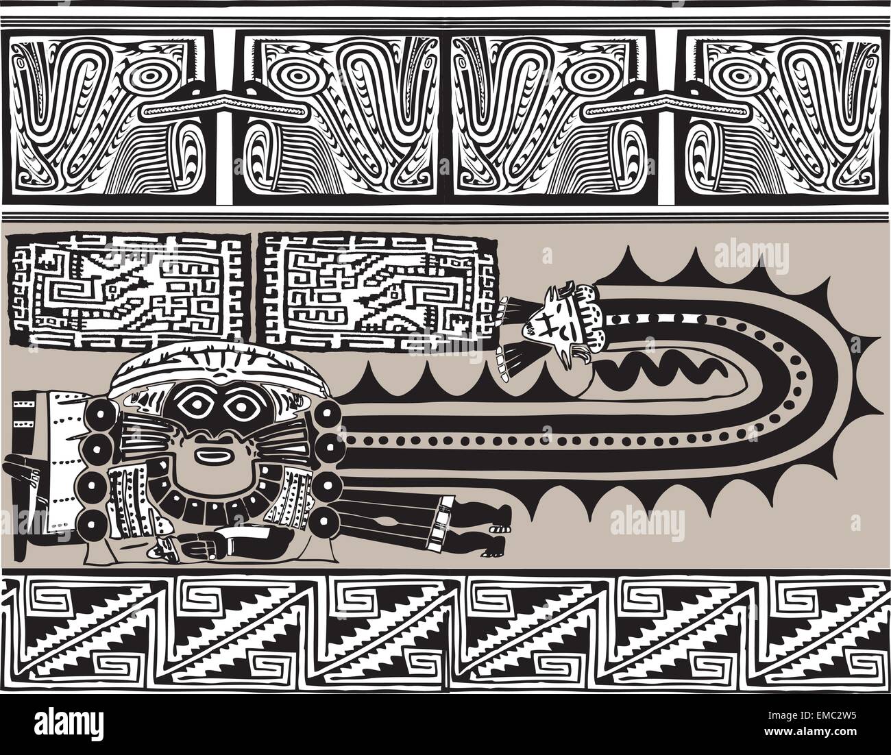 Inka vector vectors Stock Vector Images - Alamy