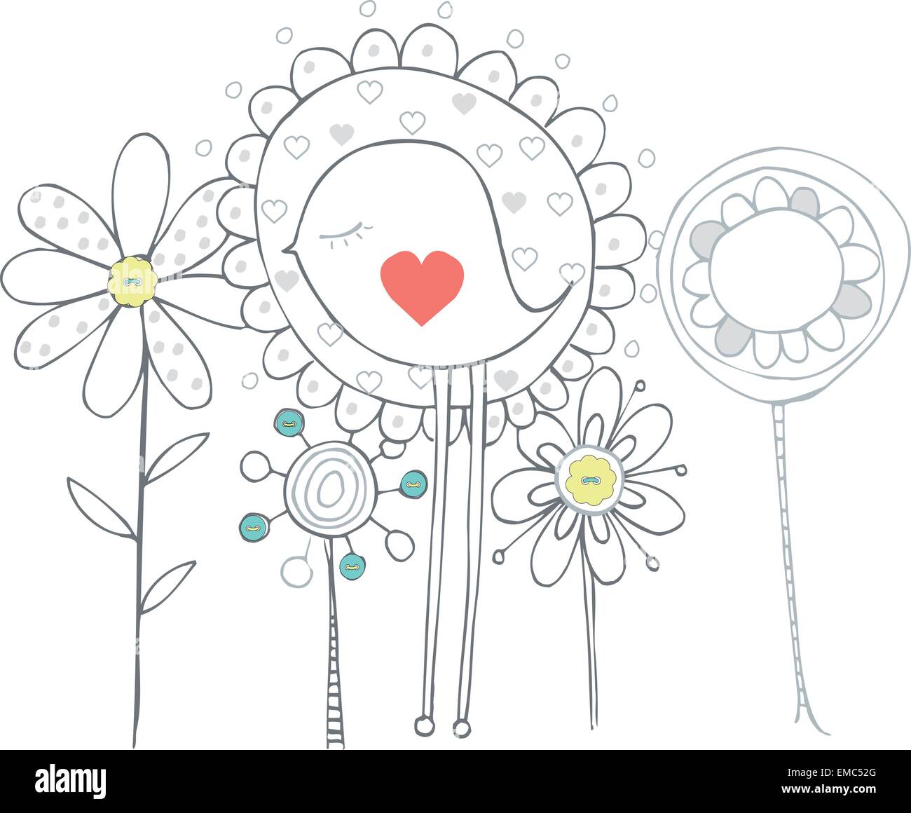 mother and daughter Stock Vector Image &amp; Art - Alamy