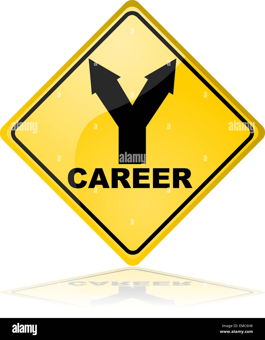 Crossroads path career illustration hi-res stock photography and images ...