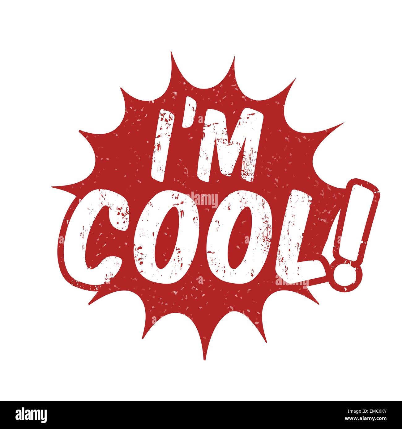 I'm cool stamp Stock Vector