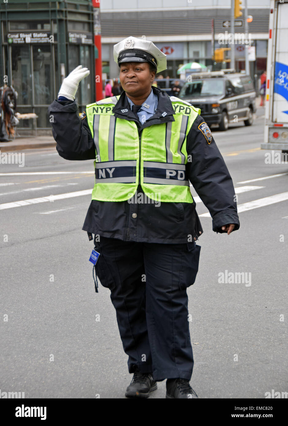 Police officer directing traffic hires stock photography and images