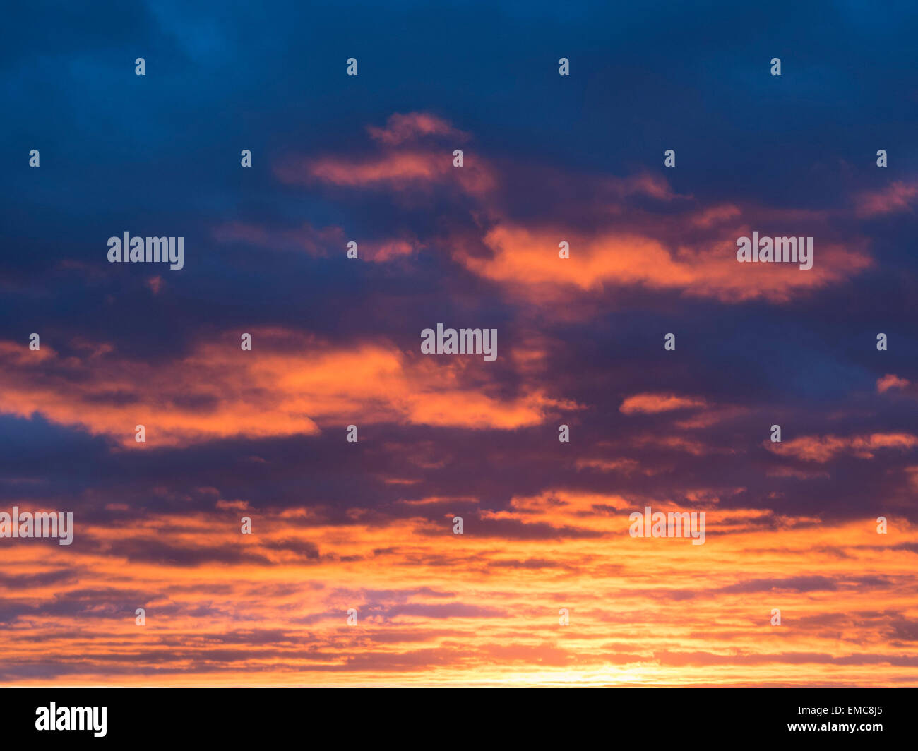 Clouds and sunset Stock Photo - Alamy