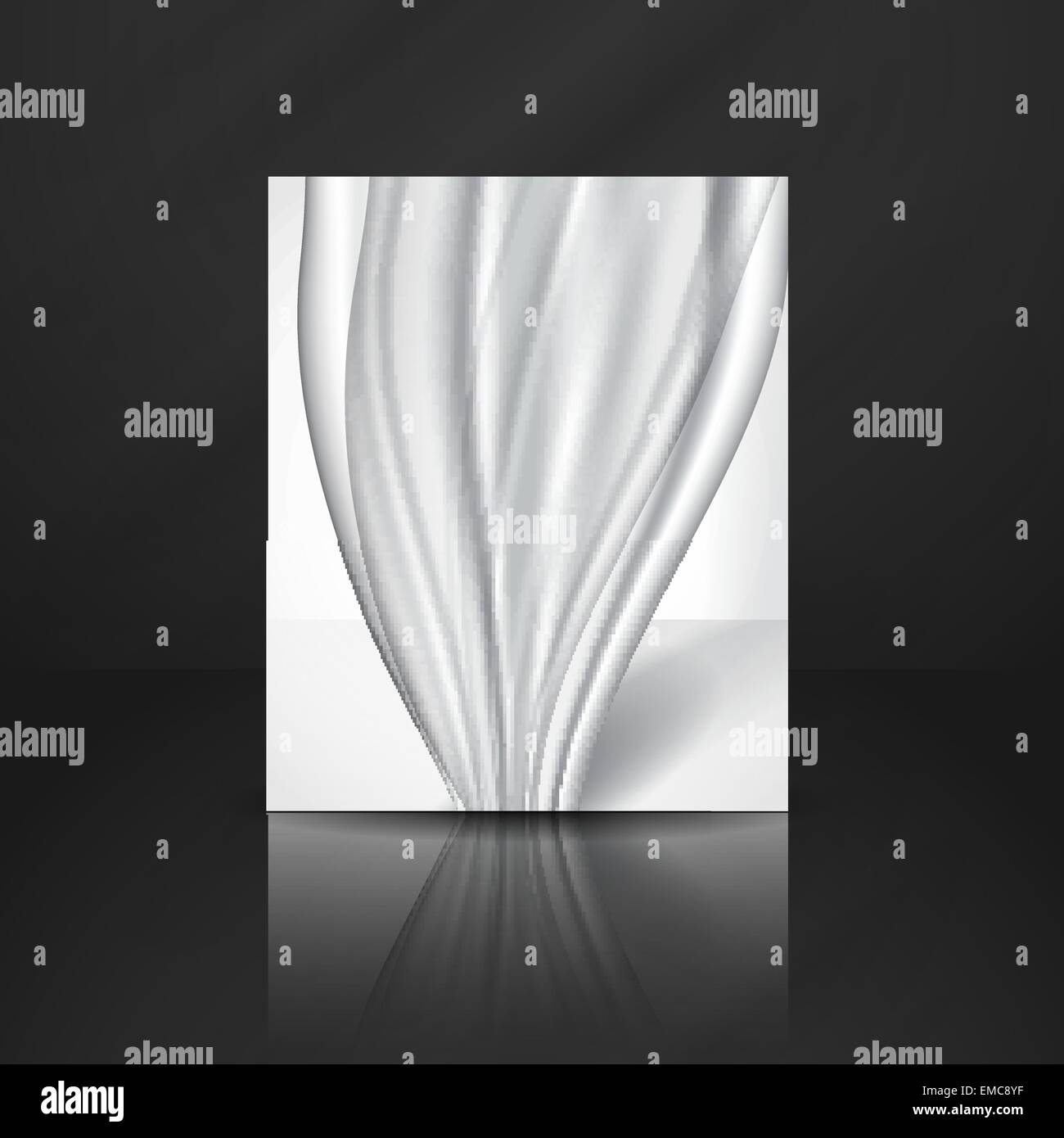 Abstract Blue Wavy Background Stock Vector Image & Art - Alamy