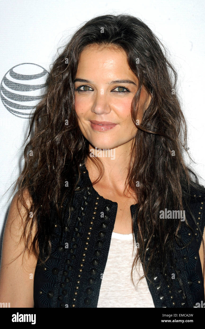 Katie Holmes attends the premiere of 'Eternal Princess' at the 2015