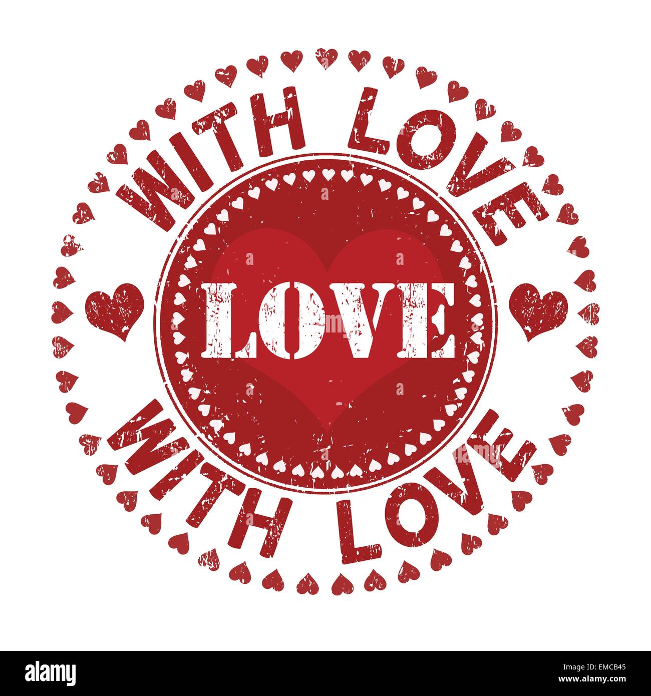 With love stamp Stock Vector Image & Art Alamy