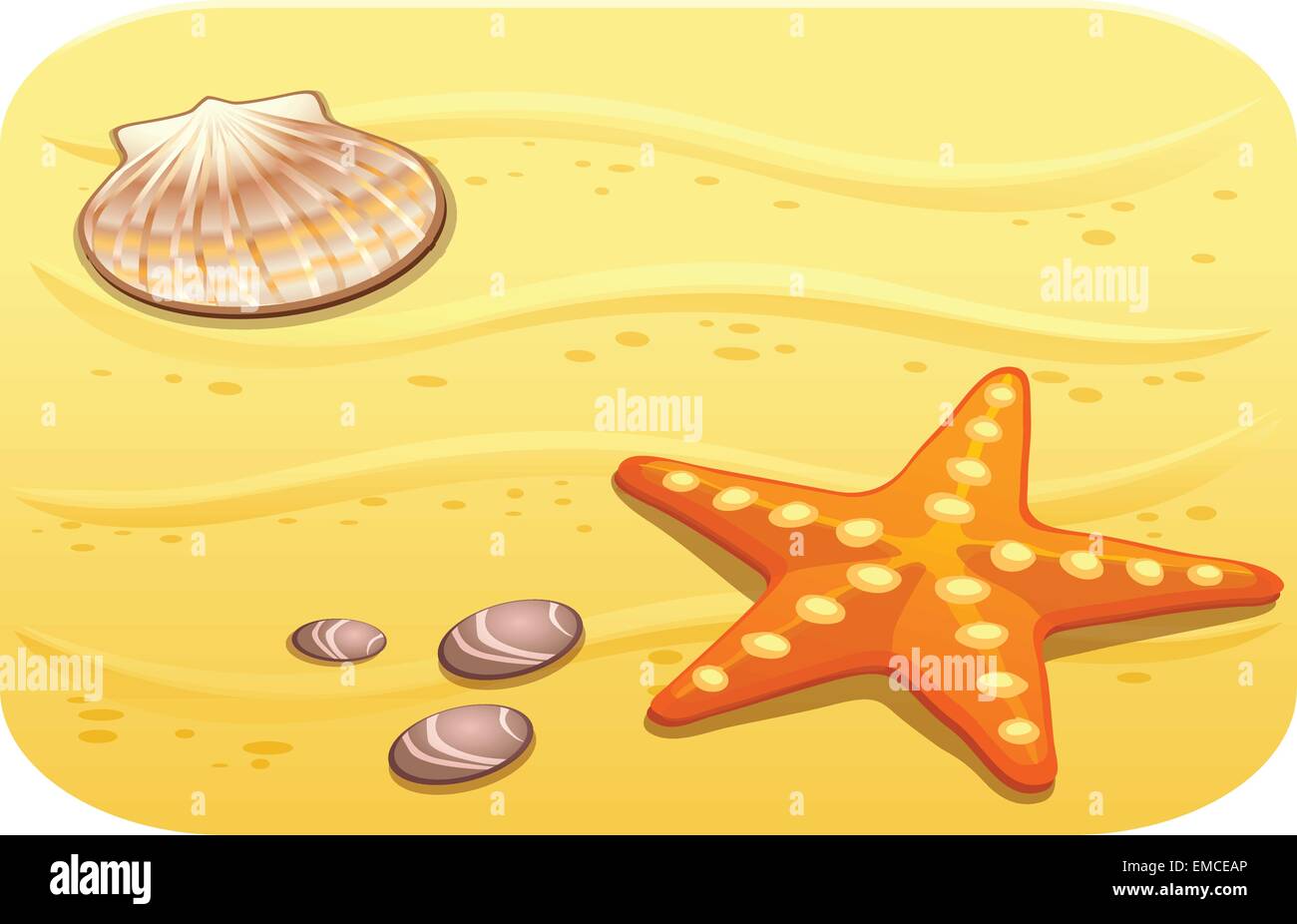 starfishes Stock Vector