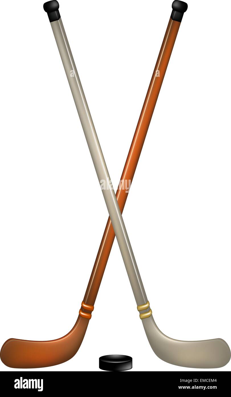 Crossed Hockey Stick Stock Photos & Crossed Hockey Stick Stock Images