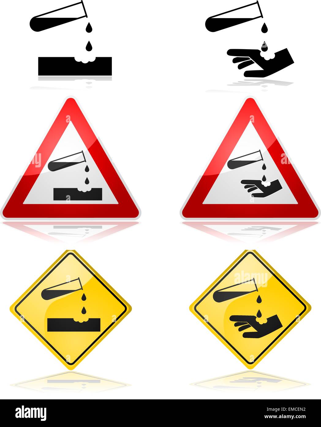 Corrosive Symbol High Resolution Stock Photography and Images Alamy