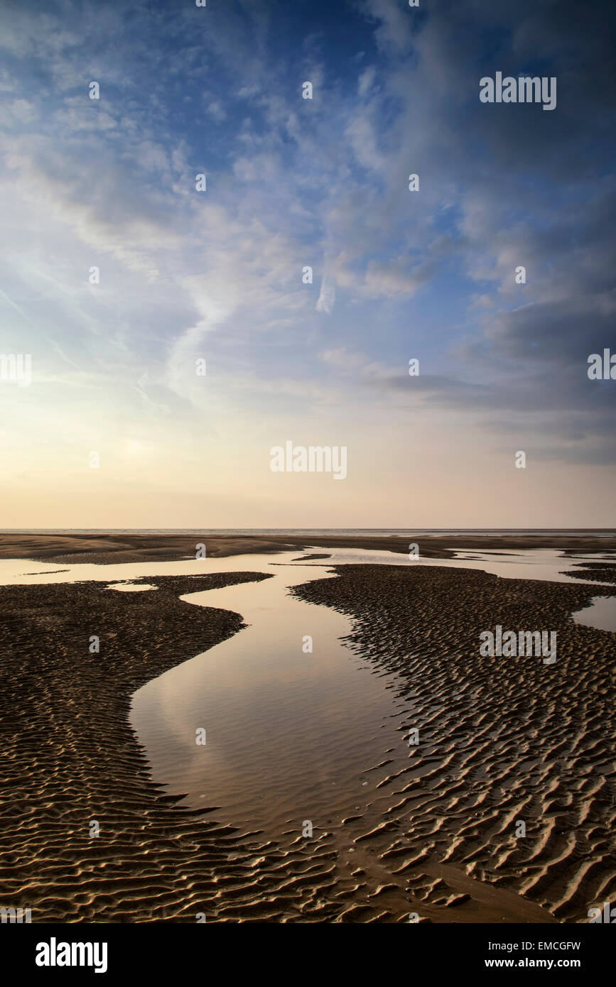 Beautiful Summer Sunset Over Golden Beach Landscape Stock Photo Alamy
