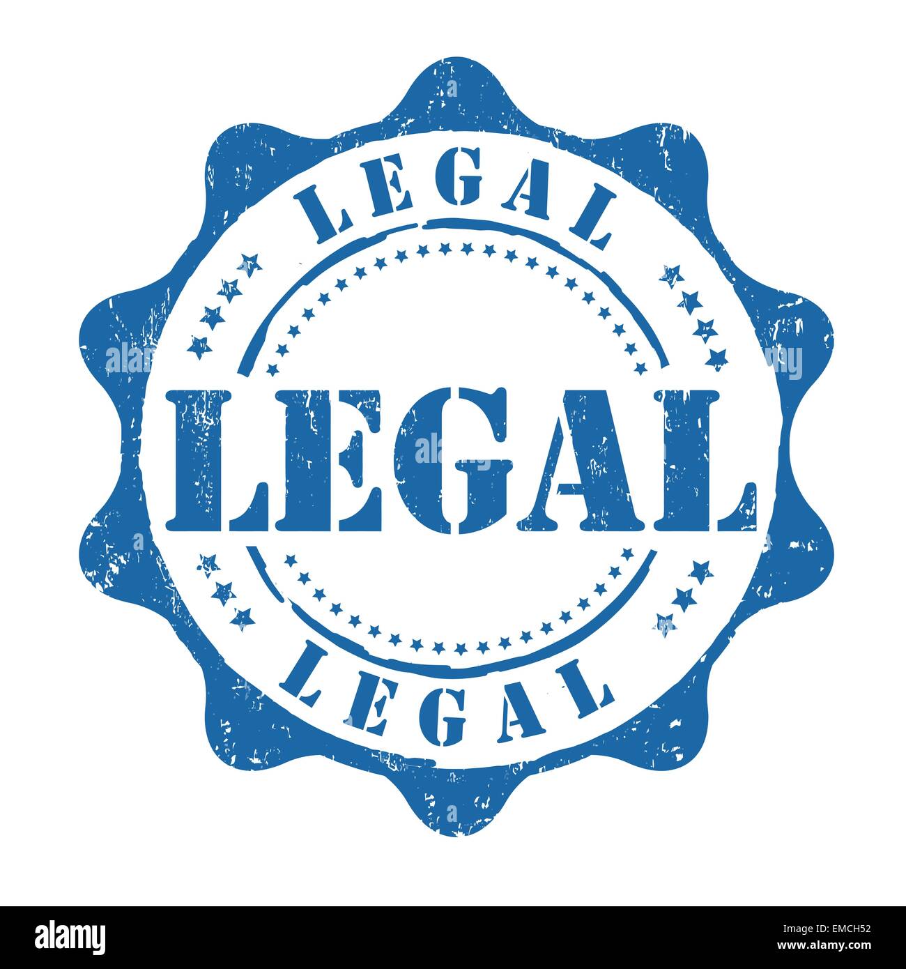Legal stamp Stock Vector