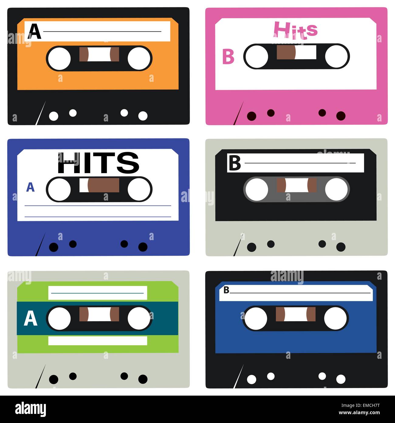 Cassette collection hi-res stock photography and images - Alamy