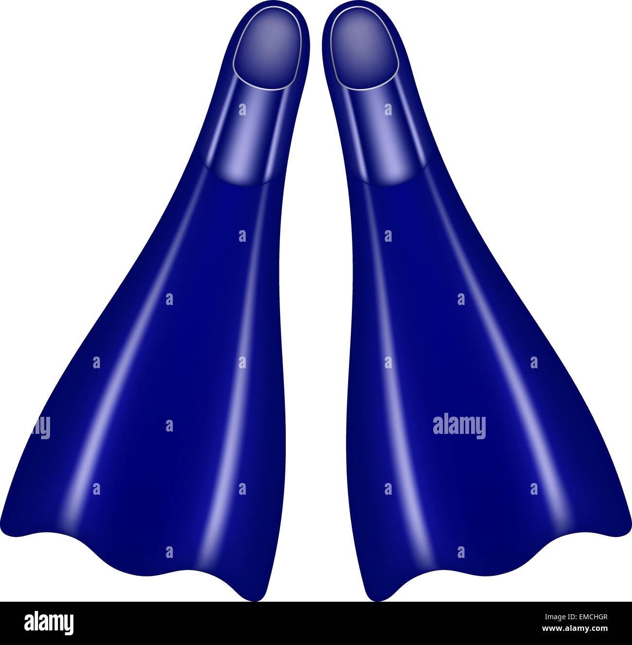 Flippers in blue design Stock Vector Image & Art Alamy