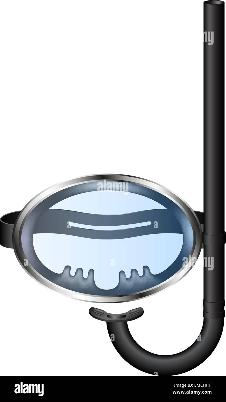 Retro diving goggles with snorkel Stock Vector Image & Art - Alamy