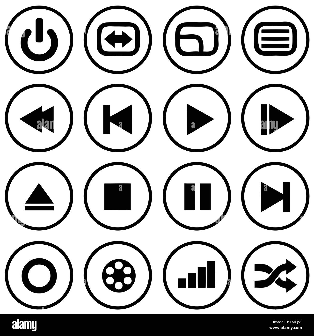 Panel media Stock Vector Images - Alamy