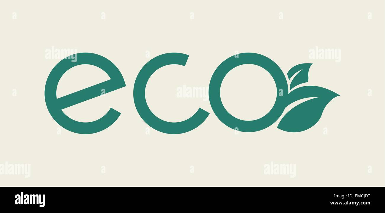 Eco Flat Icon Stock Vector Image & Art - Alamy