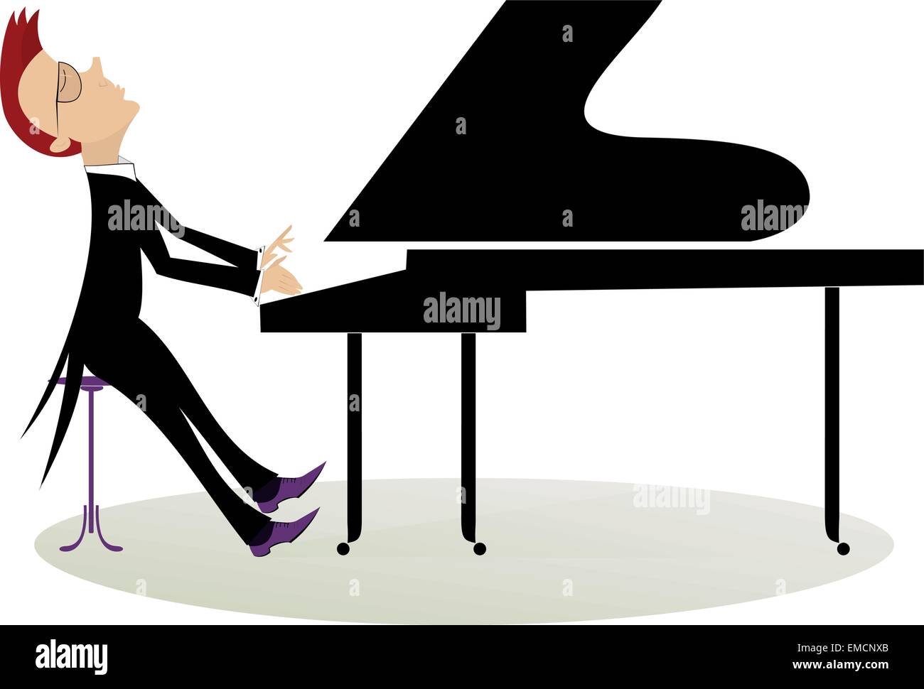 Playing Music Stock Vector Images - Alamy
