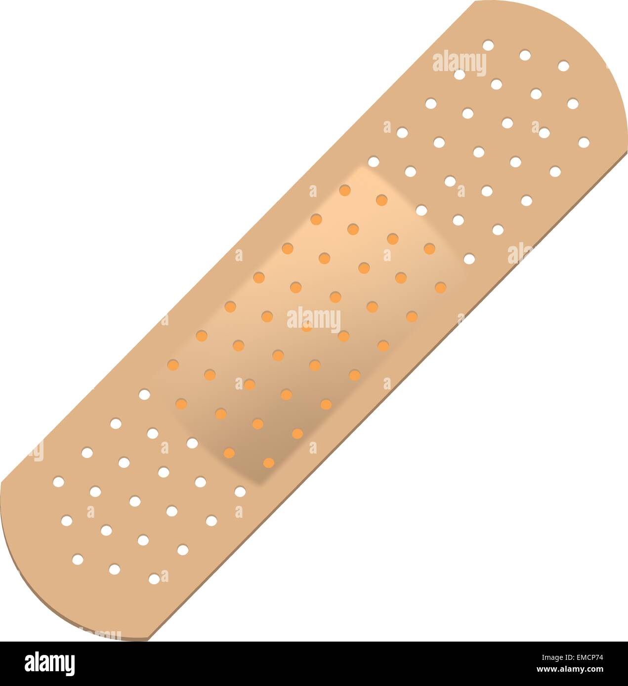 Adhesive medical plaster strip bandage. Medical patch aid strip Stock  Vector