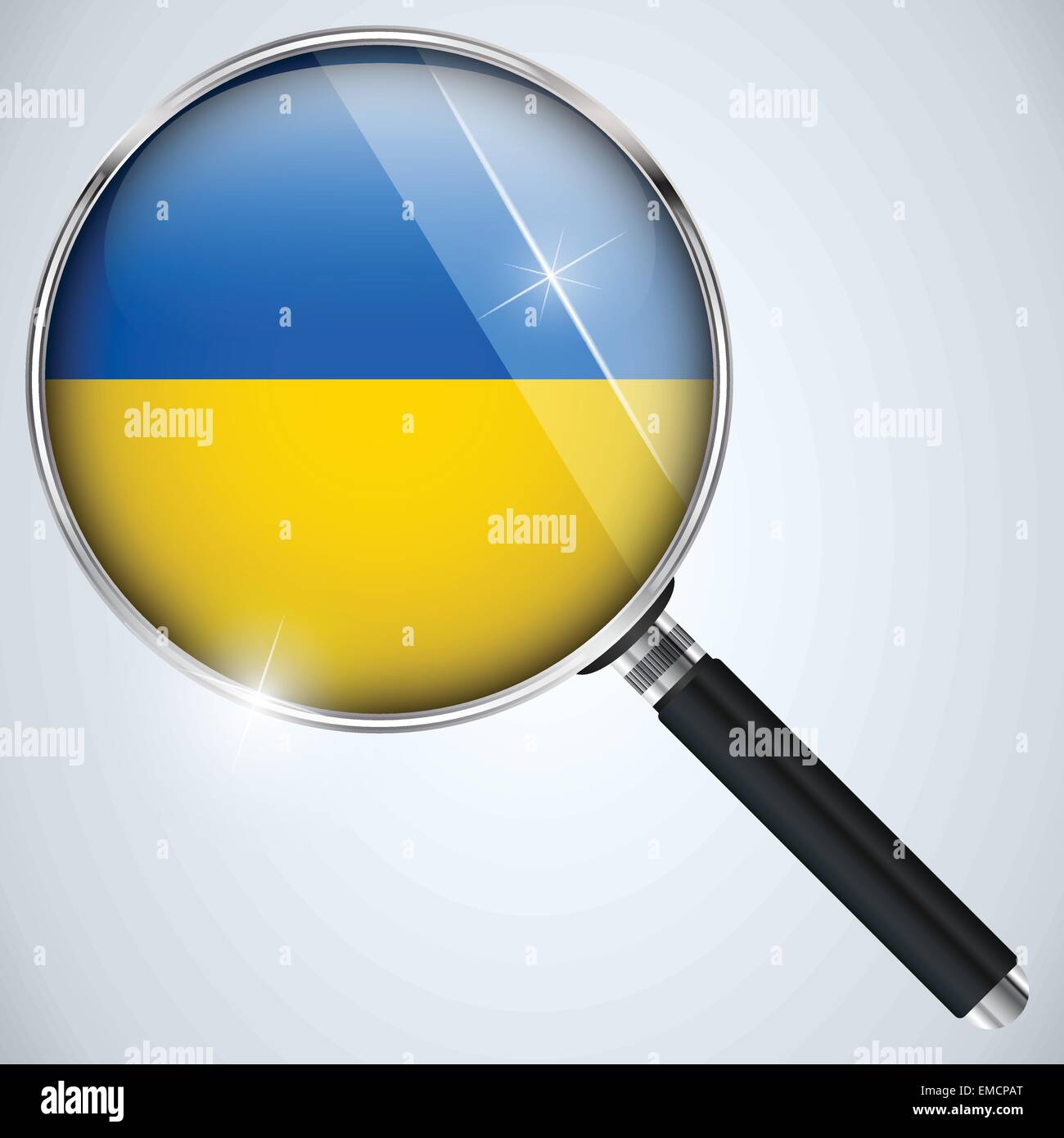 NSA USA Government Spy Program Country Ukraine Stock Vector