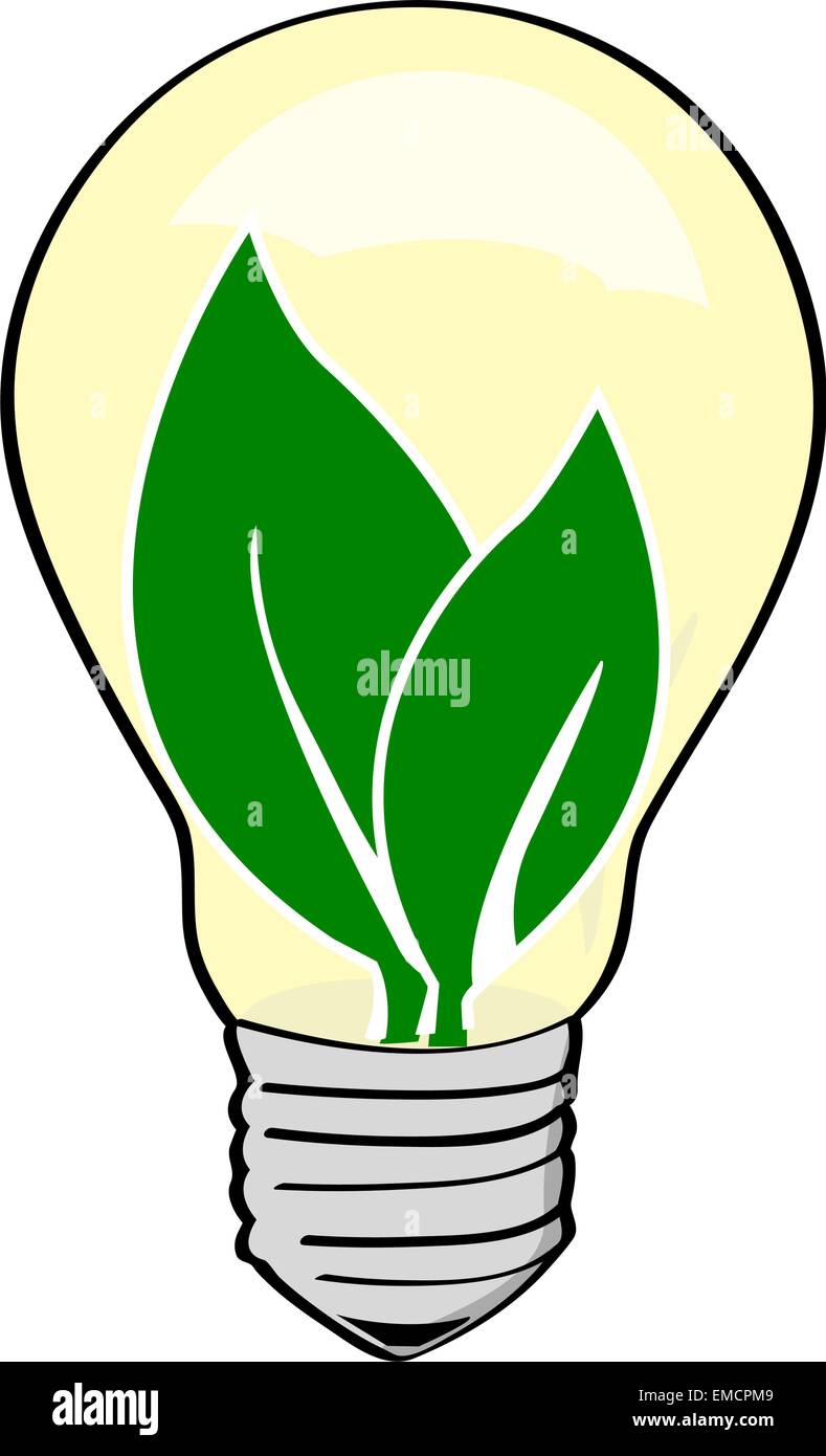 Environmental light bulb Stock Vector Image & Art - Alamy