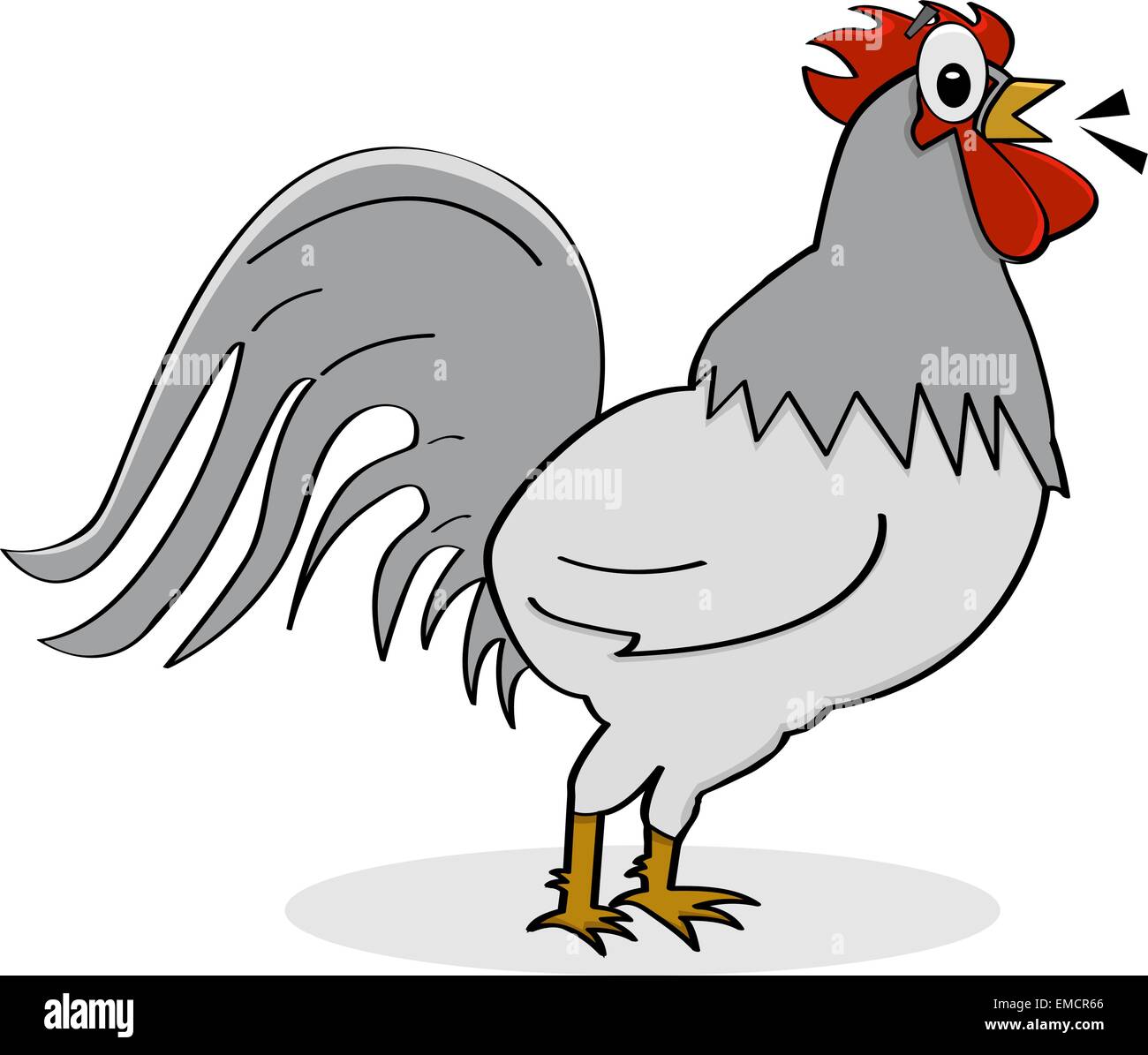 Rooster cartoon hi-res stock photography and images - Alamy