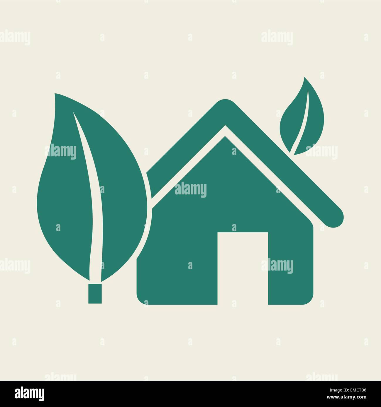Eco Flat Icon Stock Vector Image & Art - Alamy