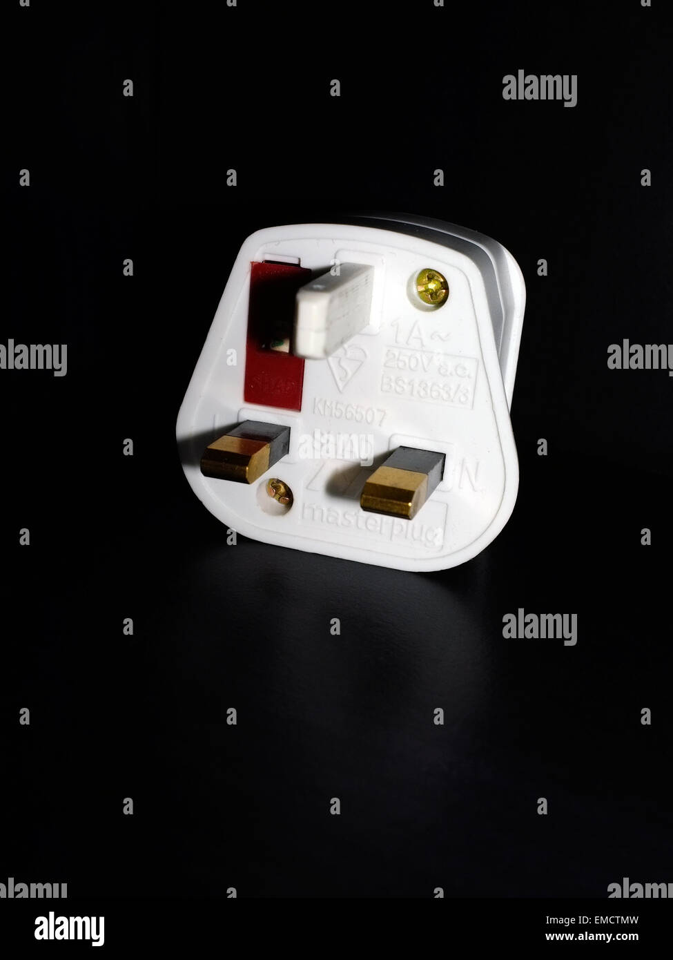 British three pin plug adapter hires stock photography and images Alamy