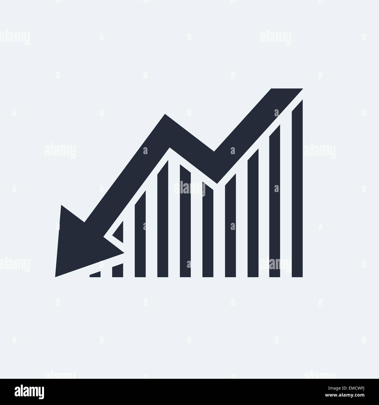 Statistic Flat Icon Stock Vector