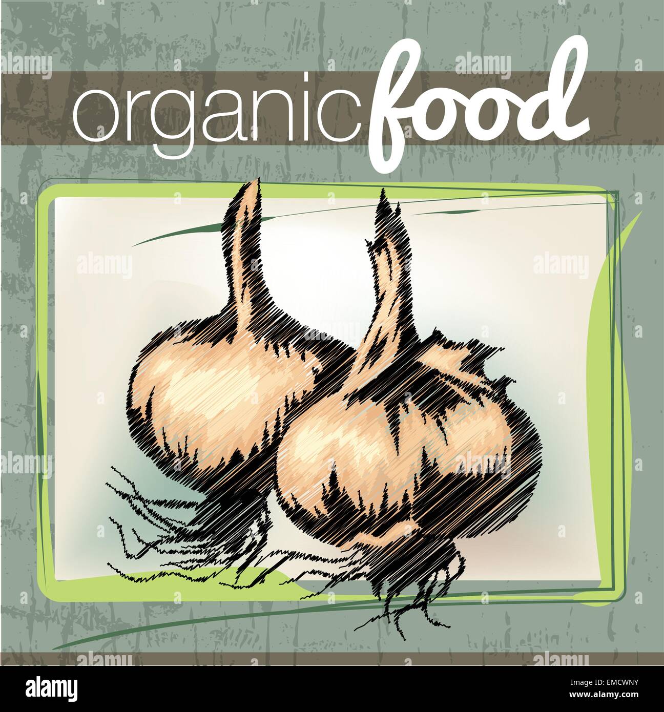 Organic Food illustration Stock Vector
