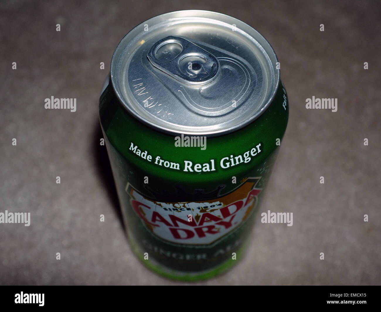 Canada Dry Ginger Ale And Lemonade Expiration Date A Can Of Canada Dry Ginger Ale Photographed From Above Against A Stock Photo Alamy