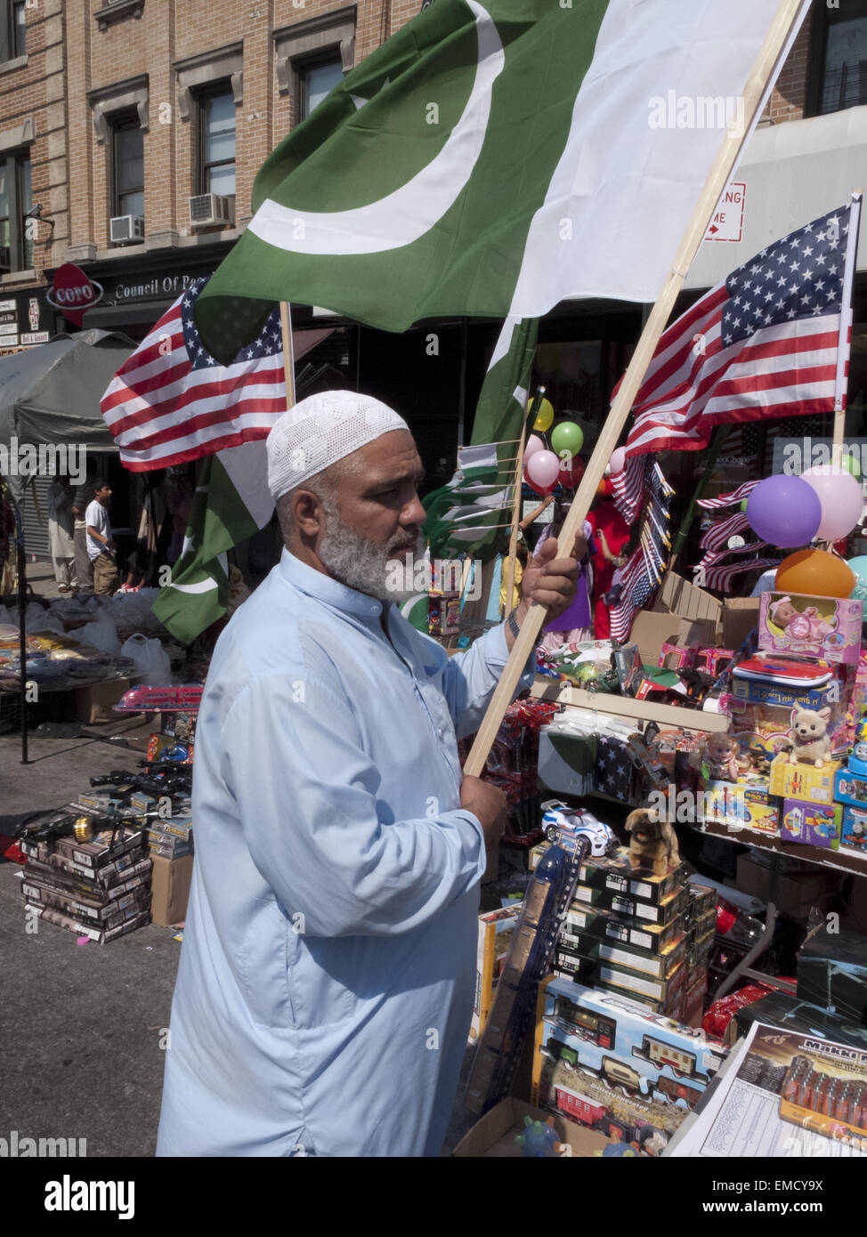 Pakistani Independence Day street festival and fair in "Little Pakistan