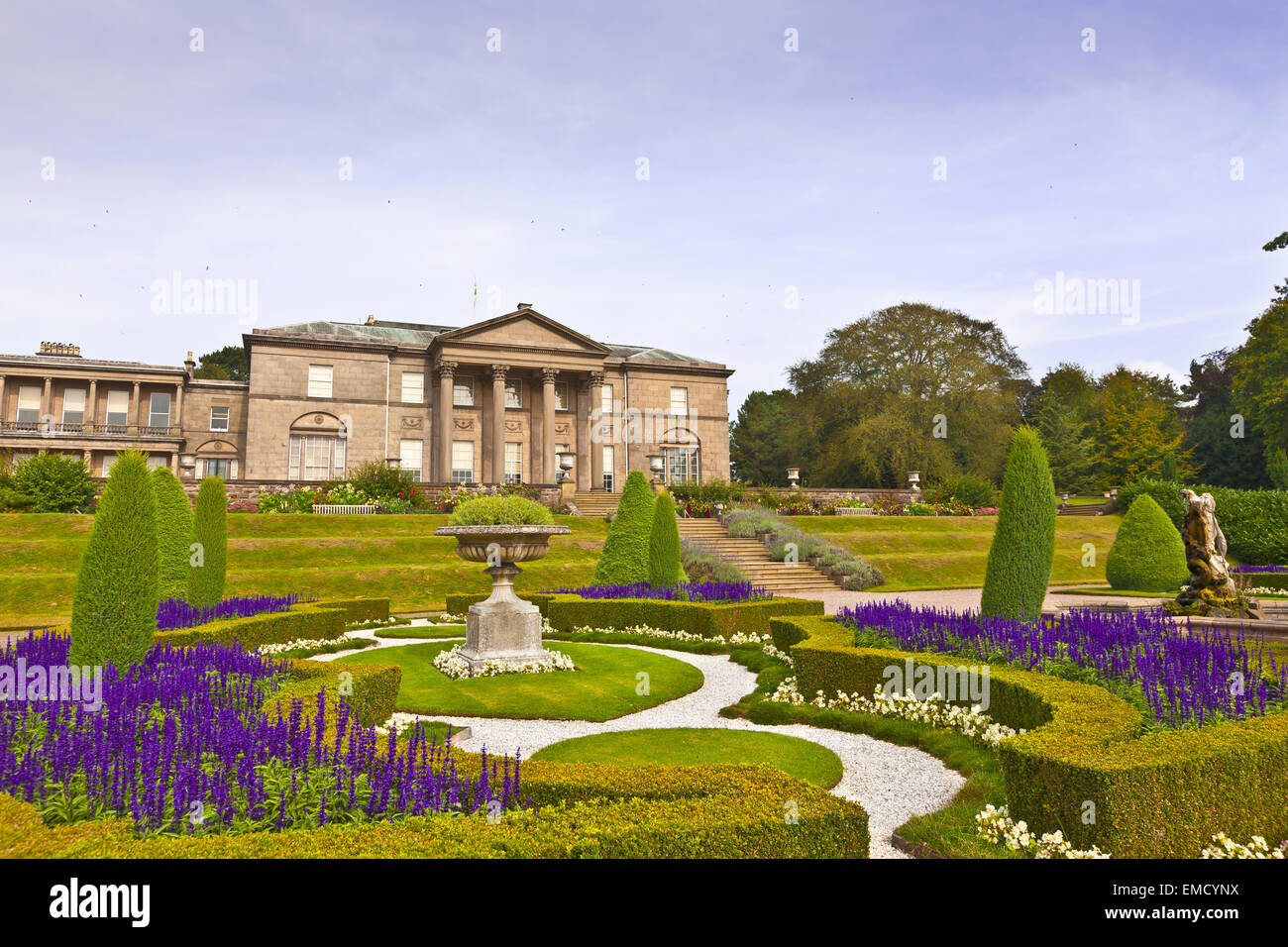 Historic old Tatton Hall mansion in Cheshire, UK Stock Photo - Alamy