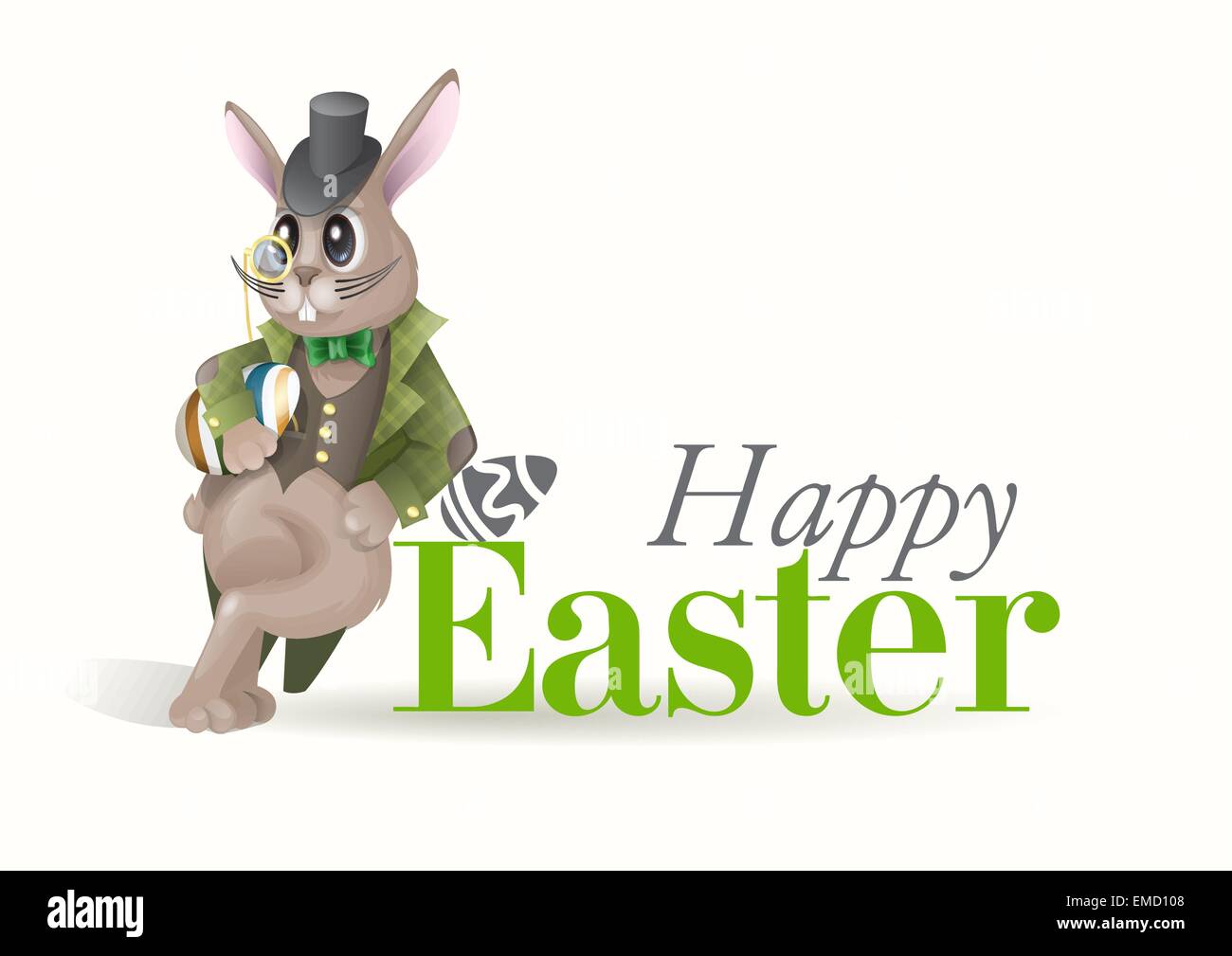 Easter bunny background Stock Vector Images - Alamy