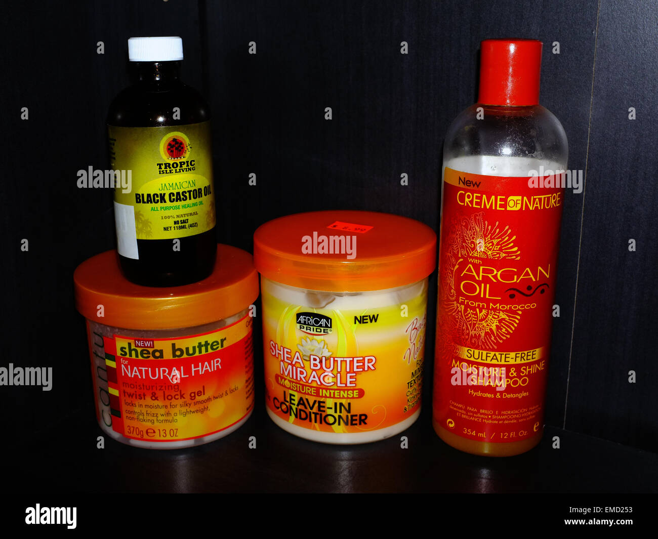 African natural hair products hi-res stock photography and images - Alamy