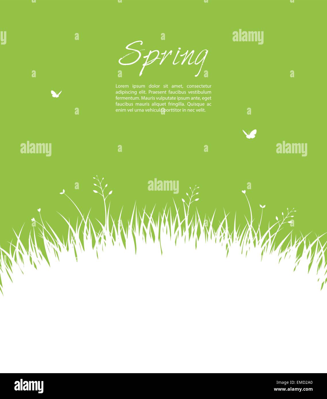 Summer background with grass Stock Vector Image & Art - Alamy