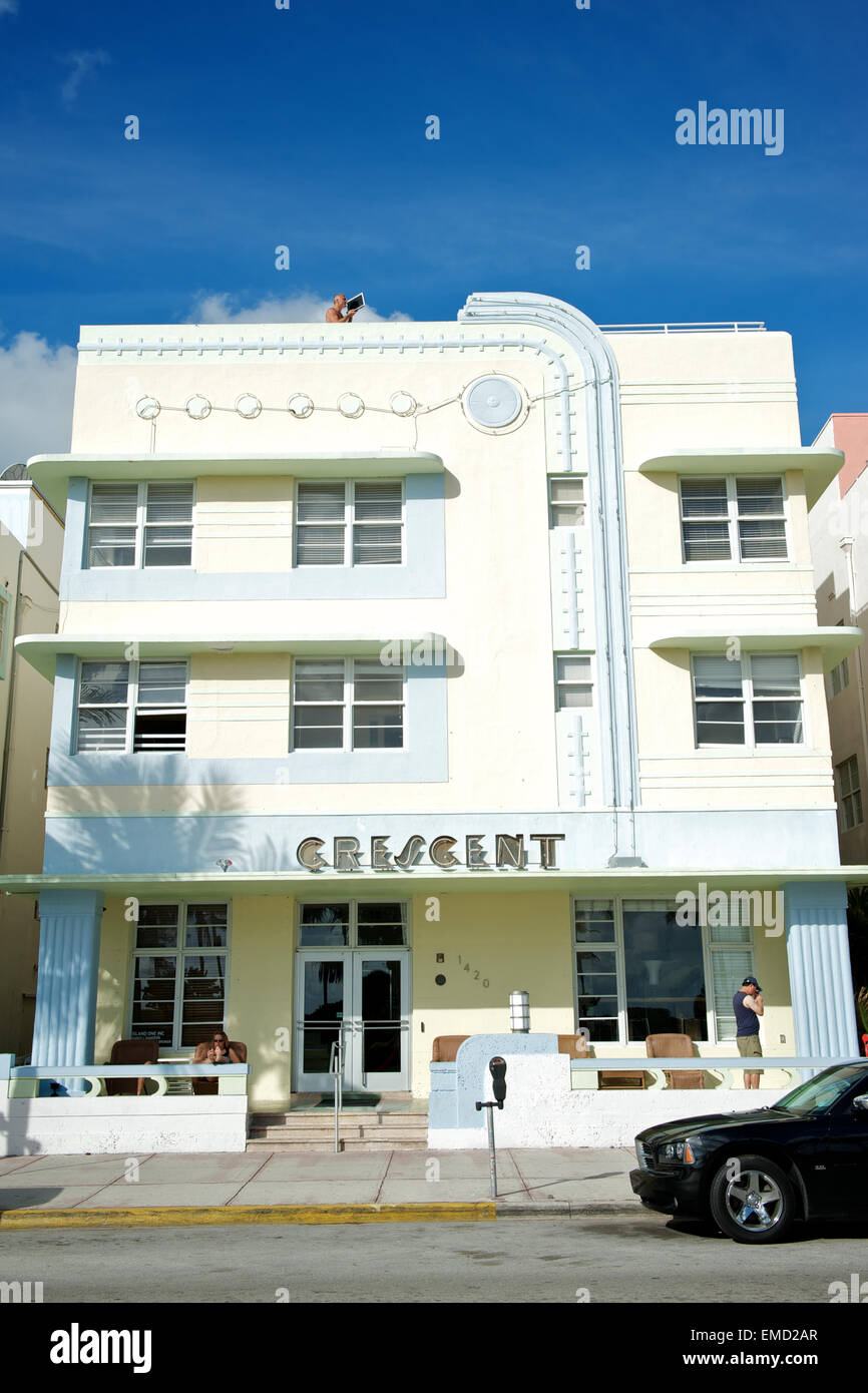 miami art deco Stock Photo - Alamy