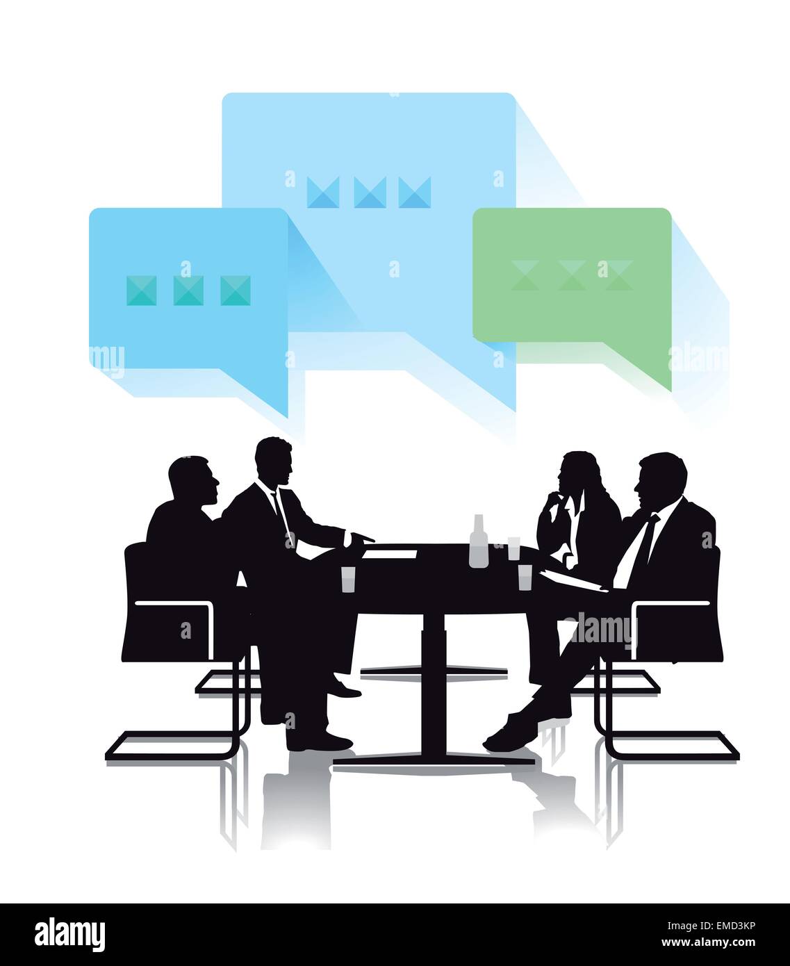 discussion groups Stock Vector