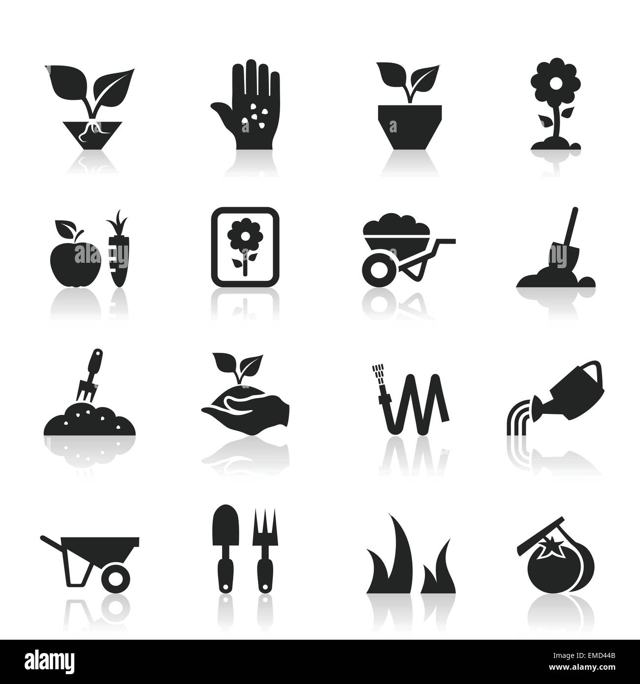 Garden an icon Stock Vector Image & Art - Alamy