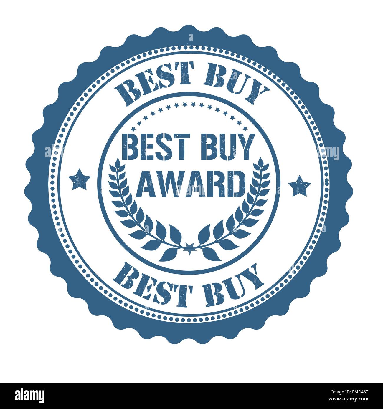 Best buy award stamp Stock Vector