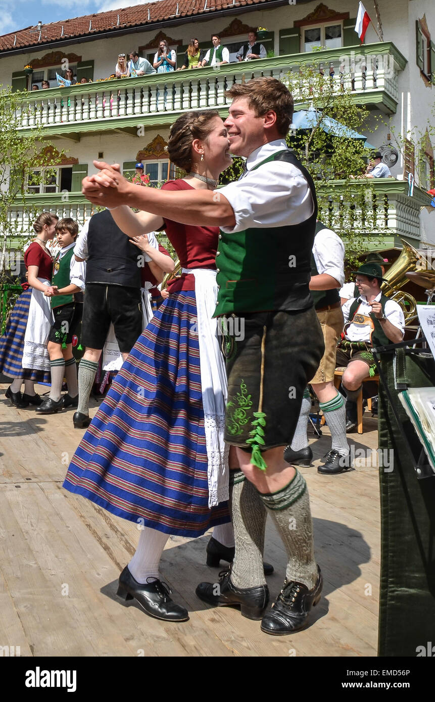 The Schuhplattler is a traditional folk dance popular in the Alpine ...