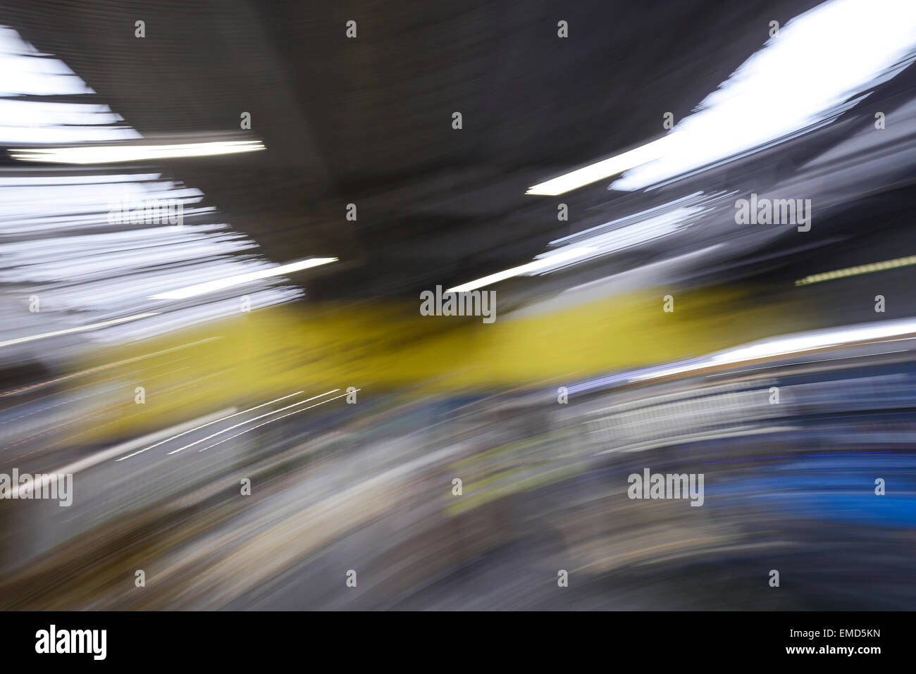 Abstract camera motion blur and movement Stock Photo