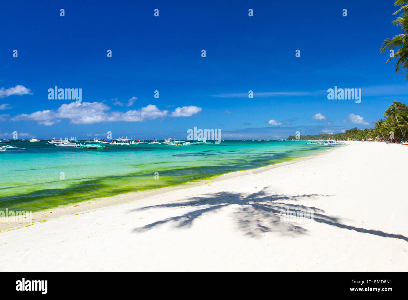 Idyllic tropical beach Stock Photo