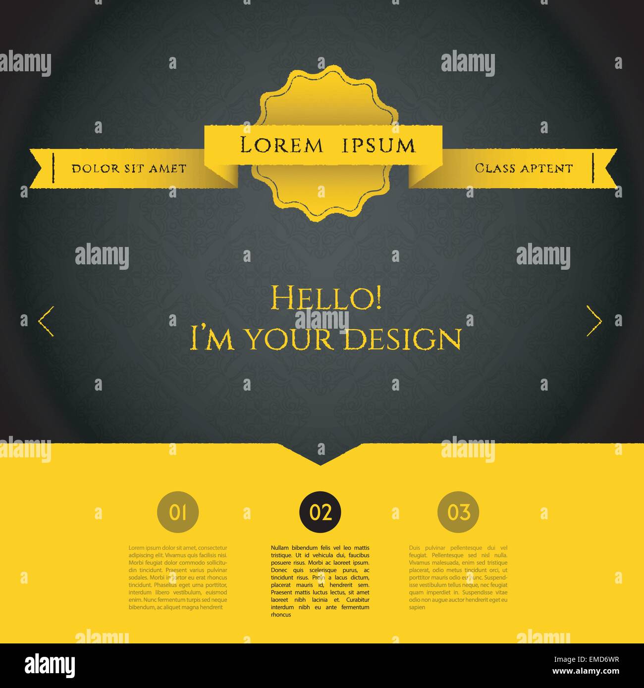 Blurred web design template Stock Vector Image & Art - Alamy