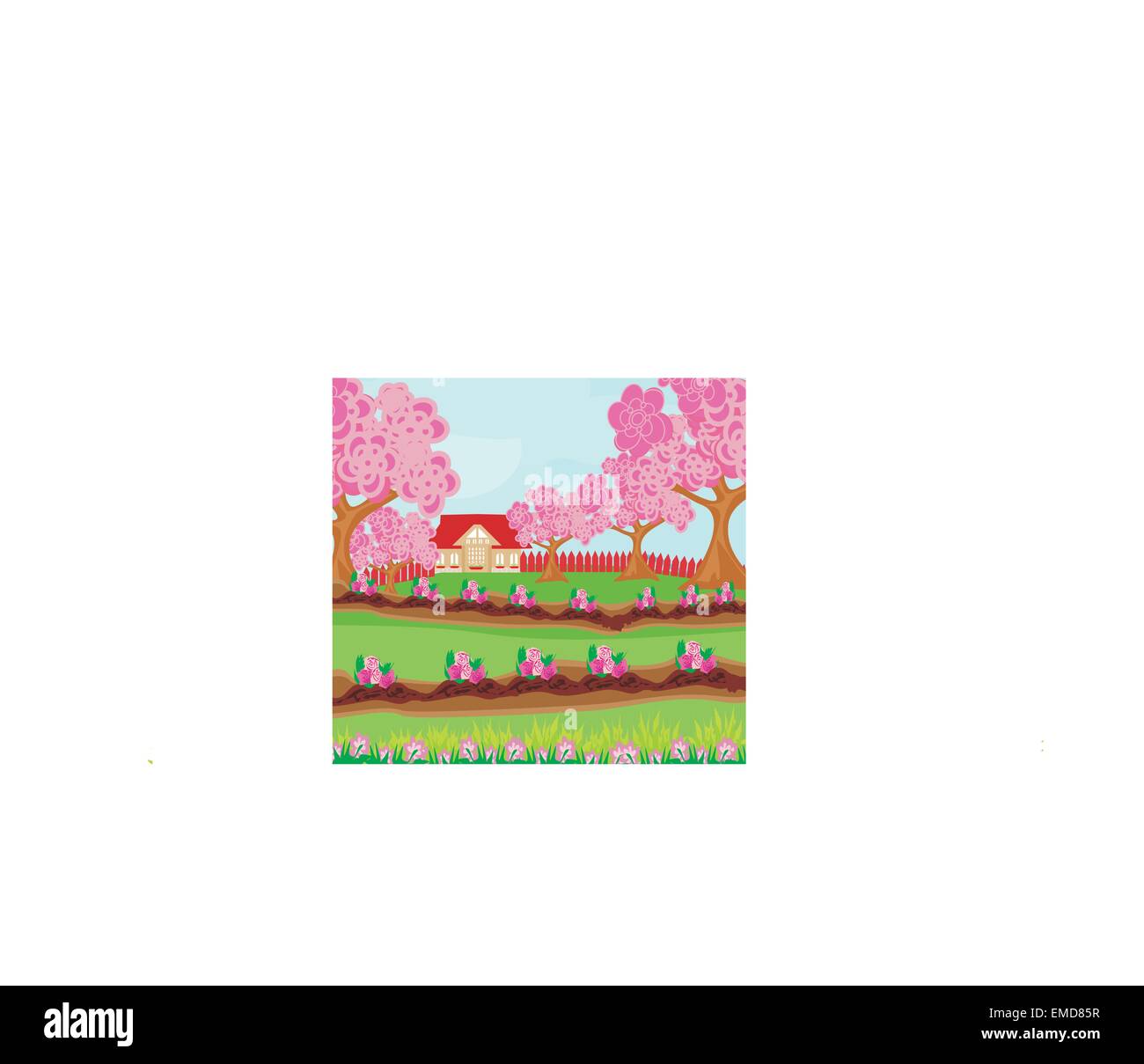My flourish garden Stock Vector Images - Alamy